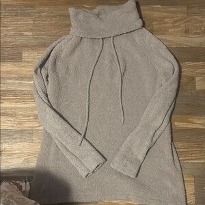 Elegant Taupe Turtleneck Sweater